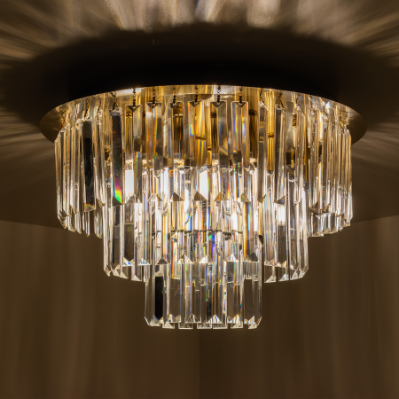 Plafonieră Milagro Milano  6xE14 max 40W   230V/50Hz Gold Metal & Cristal IP20 [4]