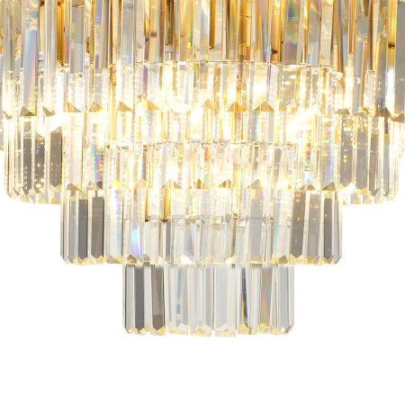 Plafonieră Milagro Milano  9xE14 max 40W   230V/50Hz Gold Metal & Cristal IP20 [1]