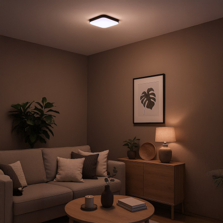 Plafoniera Milagro Nemo LED 11W 1100lm 4000K 230V Black Metal & Plastic IP20 [2]