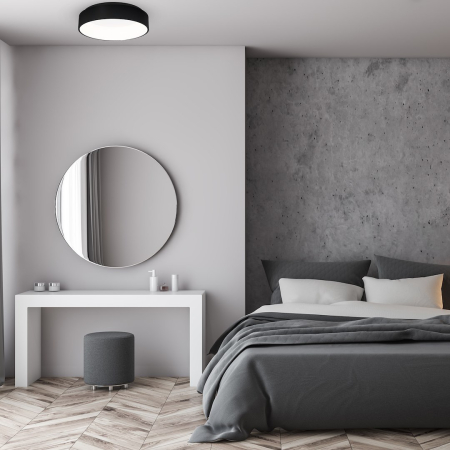 Plafoniera Milagro Ohio LED 40W 1680lm 3000K/6000K 230V Black Metal & Acril IP20 [3]