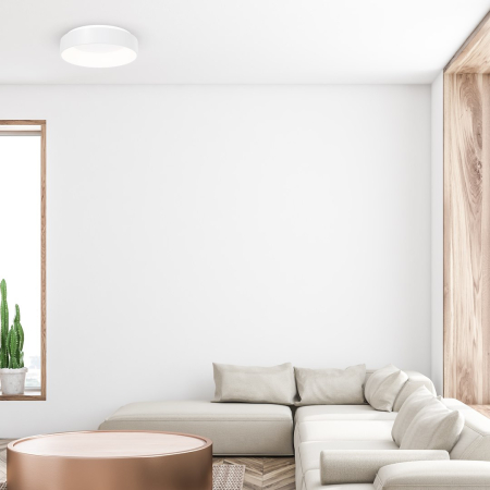 Plafoniera Milagro Ohio LED 40W 1680lm 3000K/6000K 230V White Metal & Acril IP20 [2]