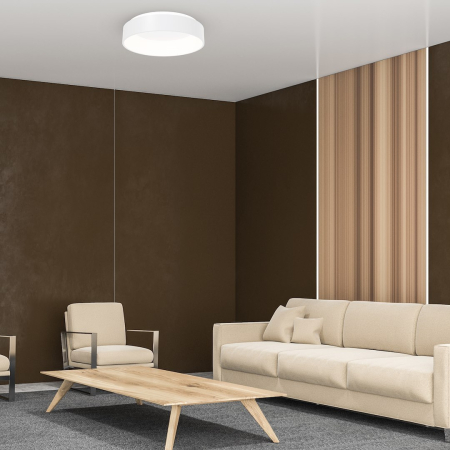 Plafoniera Milagro Ohio LED 40W 1680lm 3000K/6000K 230V White Metal & Acril IP20 [5]