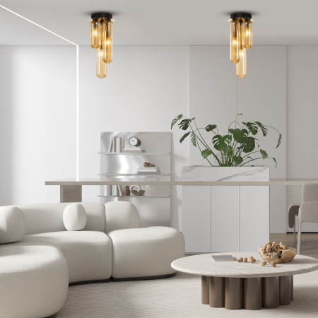 Plafonieră Milagro Pax  3xG9 max 9W   230V/50Hz Gold Metal & Sticla IP20 [2]