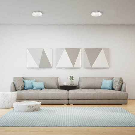 Plafoniera Milagro Pepe LED 10W 960lm 4000K 230V White Metal & Plastic IP44 [1]