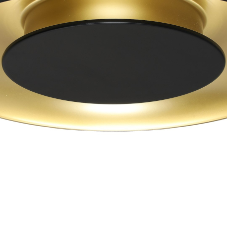Plafoniera Milagro Piattino LED 30W 1900 lm 3000K/4000K/6000K 230V Black & Gold Metal & Acril IP20 [1]