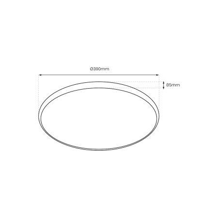Plafoniera Milagro Ringo LED 36W 3250lm RGBW 230V Black Metal & Plastic IP20 [6]