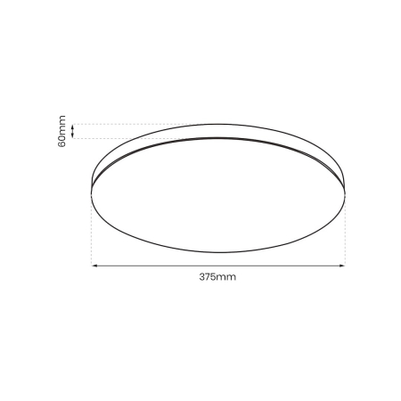Plafonieră Milagro Slimi  24W 3100 lm 4000K 230V/50Hz Black & White Polipropilena & Polistiren IP40 [7]