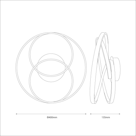 Plafoniera Milagro Turner LED 32W 1220lm 4000K 230V Black Metal IP20 [6]