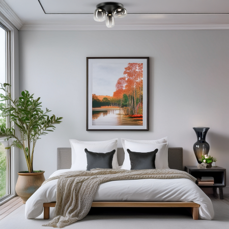 Plafoniera Milagro Vaso LED 12W 1131lm 3000K 230V Black Metal & Sticla IP20 [2]