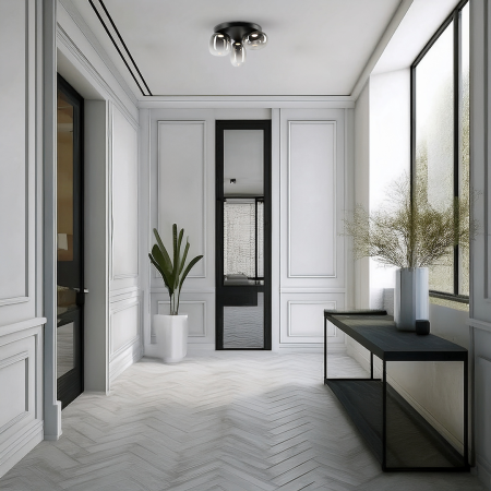 Plafoniera Milagro Vaso LED 12W 1131lm 3000K 230V Black Metal & Sticla IP20 [3]