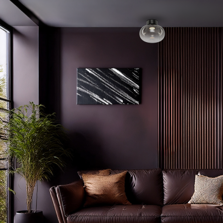 Plafoniera Milagro Vaso LED 4W 388lm 3000K 230V Black Metal & Sticla IP20 [3]