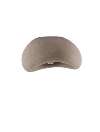 ILUMINAT INTERIOR - Plafoniera Nova Luce 9002678 AERE E27 1x12W  Polyurethane & Resin Stone Brown 400mm x 320mm IP20