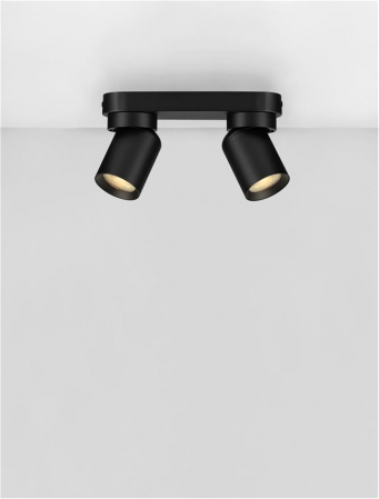 Plafoniera Nova Luce AMECY 9011340 GU10 2x10W    Sandy Black Aluminium  IP20 [3]