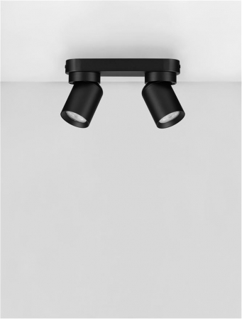 Plafoniera Nova Luce AMECY 9011340 GU10 2x10W    Sandy Black Aluminium  IP20 [2]