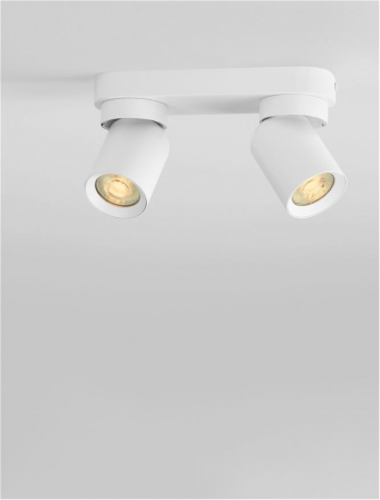 Plafoniera Nova Luce AMECY 9011341 GU10 2x10W    Sandy White Aluminium   IP20 [4]