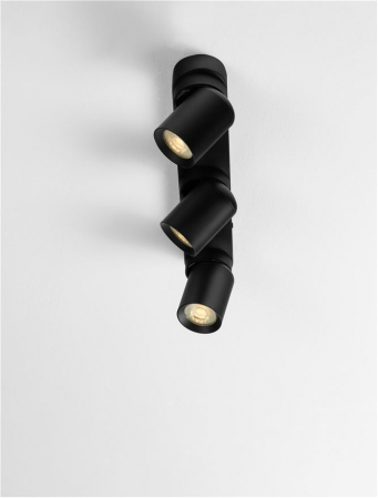 Plafoniera Nova Luce AMECY 9011342 GU10 3x10W    Sandy Black Aluminium  IP20 [6]
