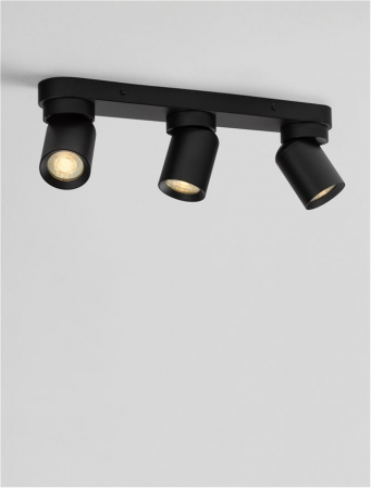 Plafoniera Nova Luce AMECY 9011342 GU10 3x10W    Sandy Black Aluminium  IP20 [5]