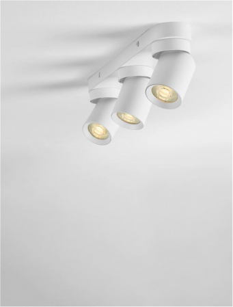 Plafoniera Nova Luce AMECY 9011343 GU10 3x10W    Sandy White Aluminium   IP20 [4]