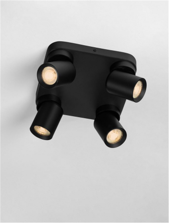 Plafoniera Nova Luce AMECY 9011344 GU10 4x10W    Sandy Black Aluminium  IP20 [5]