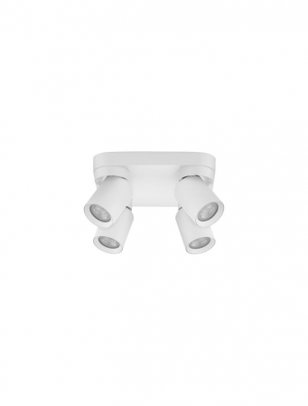 Plafoniera Nova Luce AMECY 9011345 GU10 4x10W    Sandy White Aluminium   IP20 [1]
