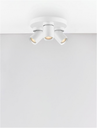 Plafoniera Nova Luce AMECY 9011349 GU10 3x10W    Sandy White Aluminium   IP20 [3]