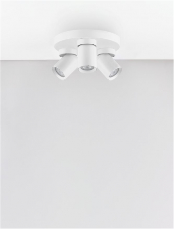 Plafoniera Nova Luce AMECY 9011349 GU10 3x10W    Sandy White Aluminium   IP20 [2]