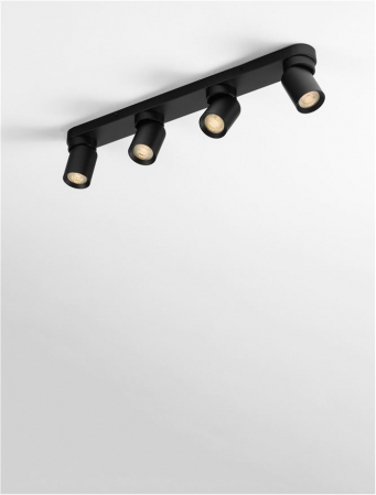 Plafoniera Nova Luce AMECY 9011350 GU10 4x10W    Sandy Black Aluminium  IP20 [6]