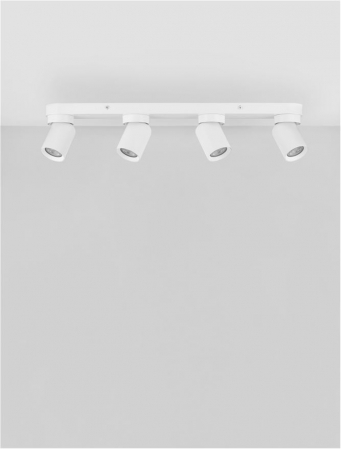 Plafoniera Nova Luce AMECY 9011351 GU10 4x10W    Sandy White Aluminium   IP20 [2]