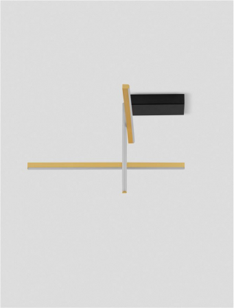 Plafoniera Nova Luce ANTAMA 9001113 Triac Dimmable Sandy Black & Gold Steel & Aluminium LED 26W 973lm 3200K IP20 [3]