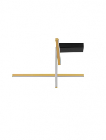 Plafoniera Nova Luce ANTAMA 9001113 Triac Dimmable Sandy Black & Gold Steel & Aluminium LED 26W 973lm 3200K IP20 [2]