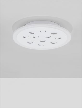 Plafoniera Nova Luce ASTRAEUS 9030649 LED 19W 3000K 1485lm Sandy White Aluminium & Acrylic   Dimmable With remote control IP20 [2]