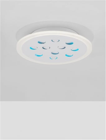 Plafoniera Nova Luce ASTRAEUS 9030649 LED 19W 3000K 1485lm Sandy White Aluminium & Acrylic   Dimmable With remote control IP20 [4]