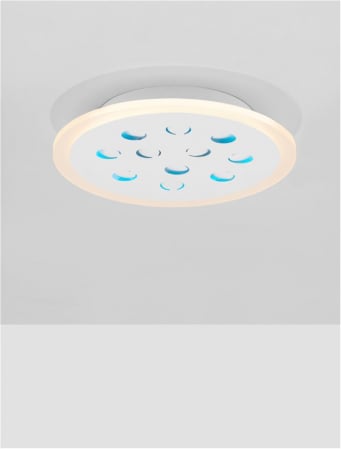 Plafoniera Nova Luce ASTRAEUS 9030649 LED 19W 3000K 1485lm Sandy White Aluminium & Acrylic   Dimmable With remote control IP20 [3]