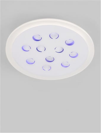 Plafoniera Nova Luce ASTRAEUS 9030649 LED 19W 3000K 1485lm Sandy White Aluminium & Acrylic   Dimmable With remote control IP20 [8]