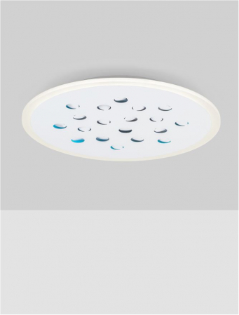 Plafoniera Nova Luce ASTRAEUS 9030650 LED 30W 3000K 2357lm Sandy White Aluminium & Acrylic   Dimmable With remote control IP20 [4]
