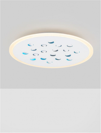 Plafoniera Nova Luce ASTRAEUS 9030650 LED 30W 3000K 2357lm Sandy White Aluminium & Acrylic   Dimmable With remote control IP20 [3]