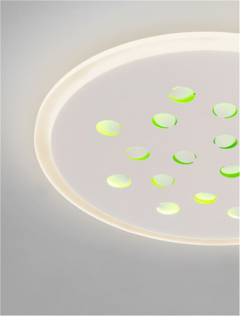 Plafoniera Nova Luce ASTRAEUS 9030650 LED 30W 3000K 2357lm Sandy White Aluminium & Acrylic   Dimmable With remote control IP20 [6]