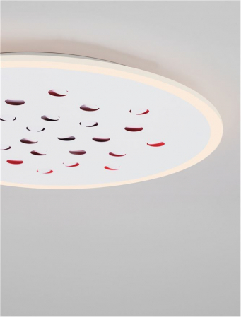 Plafoniera Nova Luce ASTRAEUS 9030651 LED 40W 3000K 3476lm Sandy White Aluminium & Acrylic   Dimmable With remote control IP20 [7]