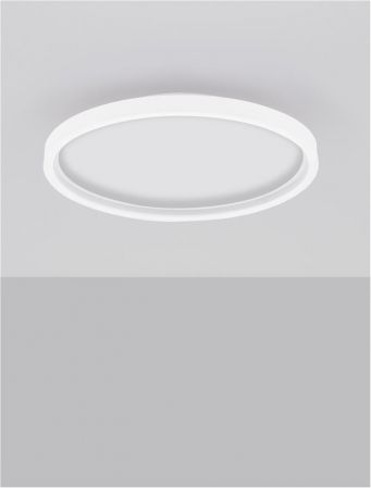 Plafoniera Nova Luce CHET 9030653 LED 30W 2700K-5000K 2057lm Sandy White Aluminium & Acrylic   Dimmable With remote control IP20 [2]