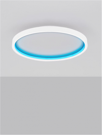 Plafoniera Nova Luce CHET 9030653 LED 30W 2700K-5000K 2057lm Sandy White Aluminium & Acrylic   Dimmable With remote control IP20 [8]