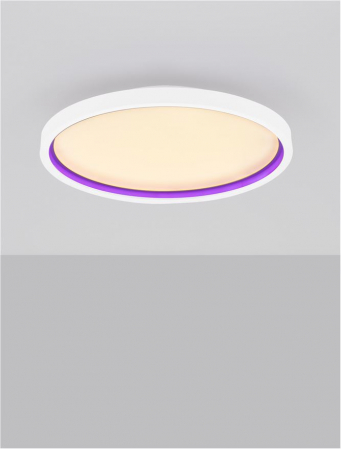 Plafoniera Nova Luce CHET 9030653 LED 30W 2700K-5000K 2057lm Sandy White Aluminium & Acrylic   Dimmable With remote control IP20 [5]