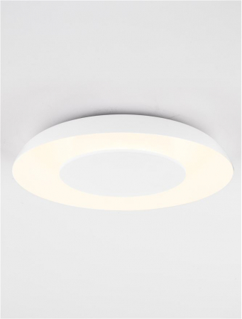 Plafoniera Nova Luce EPOS 9345702 Triac Dimmable Sandy White Metal & Polycarbonate LED 24W 1482lm 2700K+4000K IP20 [3]