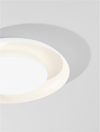 Plafoniera Nova Luce EPOS 9345704 Triac DimmableSandy White Metal & Polycarbonate LED 38W 2200lm 2700K+4000K IP20 [4]