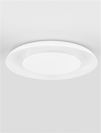 Plafoniera Nova Luce EPOS 9345704 Triac DimmableSandy White Metal & Polycarbonate LED 38W 2200lm 2700K+4000K IP20 [2]