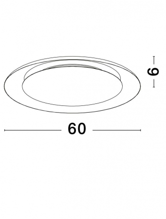 Plafoniera Nova Luce EPOS 9345705 Triac Dimmable Sandy Black & White Metal & Polycarbonate LED 38W 2200lm 2700K+4000K IP20 [5]