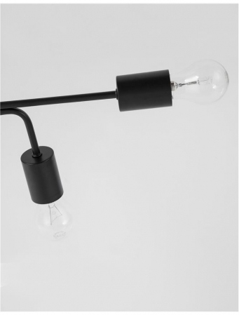 Plafoniera Nova Luce GRANSO E27 6X12W   Sandy Black Metal  IP20 [2]