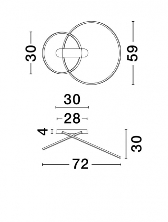 Plafoniera Nova Luce KIKLOS 9248171 Triac Dimmable Sandy Black Steel, Aluminium & Silicone LED 42W 1923lm 3000K IP20 [5]
