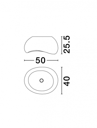 Plafoniera Nova Luce AERE 9002664 E27 1x12W Polyurethane & Resin Sandy White  IP20 [5]
