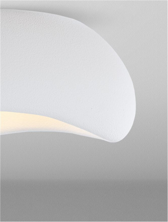 Plafoniera Nova Luce AERE 9002665 E27 1x12W  Polyurethane & Resin Sandy White IP20 [4]