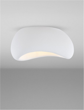 Plafoniera Nova Luce AERE 9002665 E27 1x12W  Polyurethane & Resin Sandy White IP20 [3]